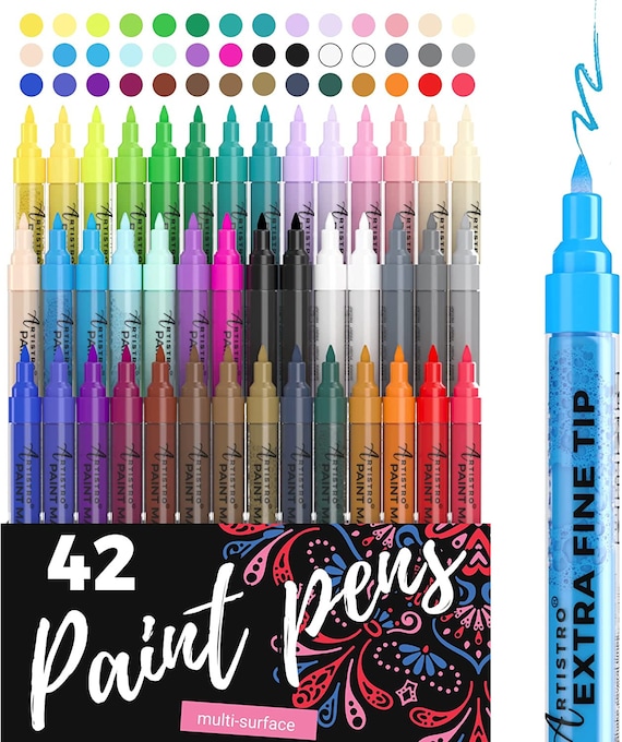 Paint Brush Markers: 16 Brush Tip Paint Markers