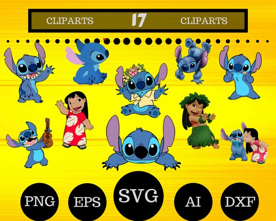 Download Free 17 Lillo And Stitch Clipartlilo Clipartlilo Svgstitch Etsy SVG Cut Files