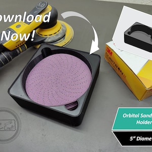 Orbital Sandpaper Holder, 5&quot; Download