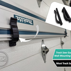 Track Saw Guide Rail Wall Mounting Brackets