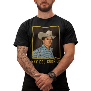 Chalino Sanchez Shirt Rey Del Corrido Chalino T-shirt Rosalino Felix Sanchez Tee S M L XL 2XL