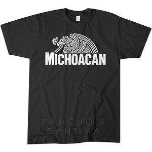 Michoacan Shirt Mexico State T-Shirt Black Tee S M L XL 2XL
