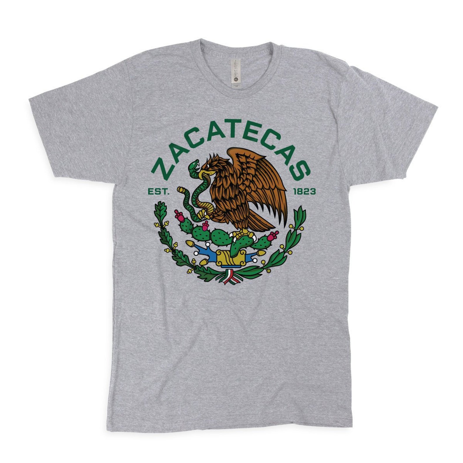 Zacatecas Shirt Grey Color Mexico Silver Tshirt S M L XL 2XL Etsy