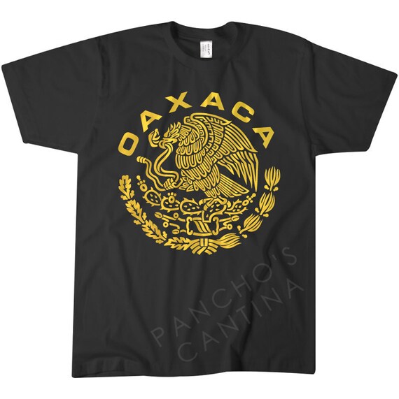 Oaxaca Mexico T Shirt Black Mexican Golden Eagle S M L Xl Etsy Oaxaca Mexico T Shirt Black Mexican Golden Eagle S M L Xl Etsy