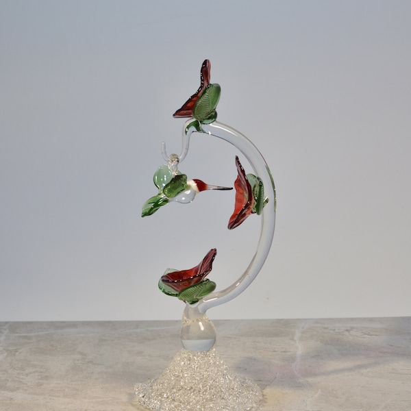 Blown Glass Flowers Etsy