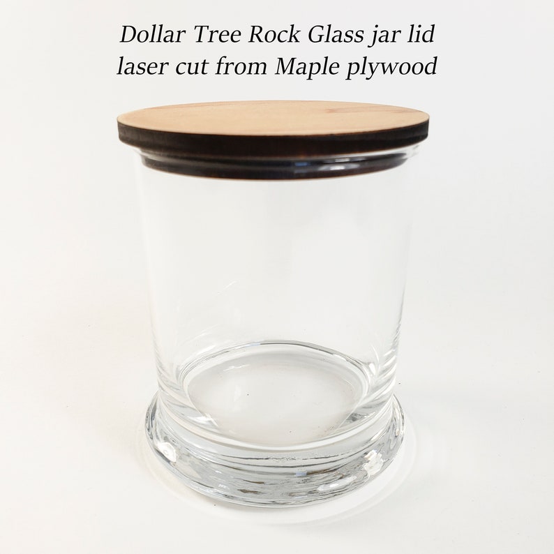 Set of 12 lids for DOLLAR TREE Rock Glass lids for candles Etsy