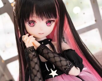 1/3 1/4 BJD Wig Long Straight Hair for 9-10" 8-9" 7-8" Bjd Sd Msd Mdd Doll,Doll Gift,Doll Accessories