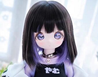 1/3 1/4 1/6 BJD Wig Short Hair For 9-10 8-9 7-8 6-7  Bjd Sd Msd Mdd Doll,Doll Gift,Doll Accessories