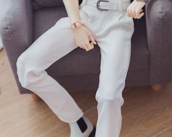 Casual Male BJD Suit Pants Trousers For 1/3 1/4 Bjd SD17 Uncle POPO68 Doll, SSDF Loong Soul Doll,Doll Clothes Doll Accessories