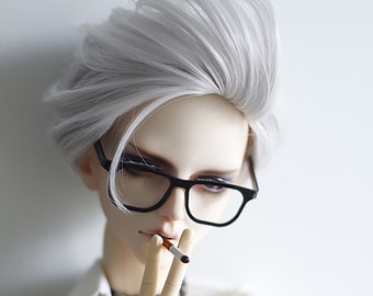 Doll Square Round Glasses in Metal Black Color for 1/3 1/4 1/6 Bjd, MNF, MSD, Eyeglasses