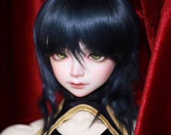 BJD Doll Wig 1//3 1//4 1//6 SD DZ DOC Pullip Blonde Brown White Short Curly Hair