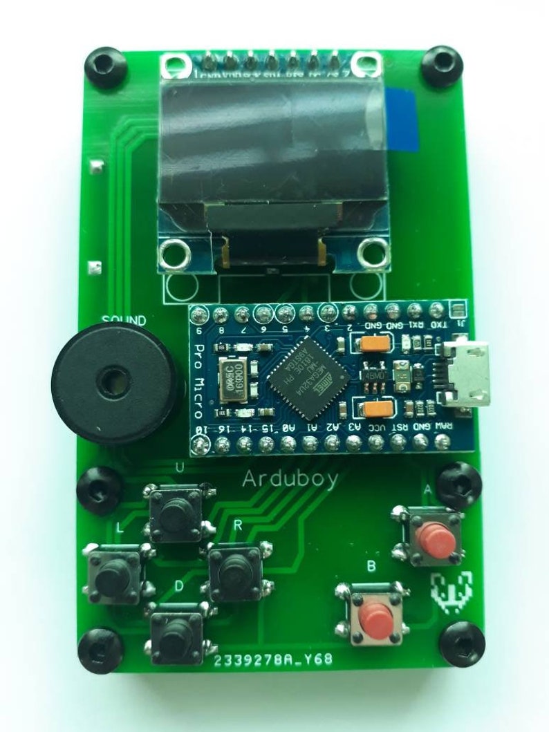 Arduboy Clone Arduino Based Handheld Videogame