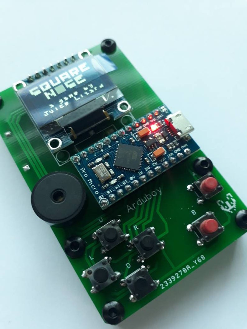 Arduboy Clone Arduino Based Handheld Videogame