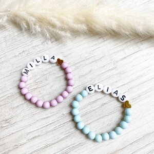 Children's baby bracelet with name | Birth | Baptism | Enrolment |  Gift | Personalized