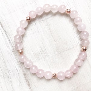 Rose Quartz Bracelet image 4