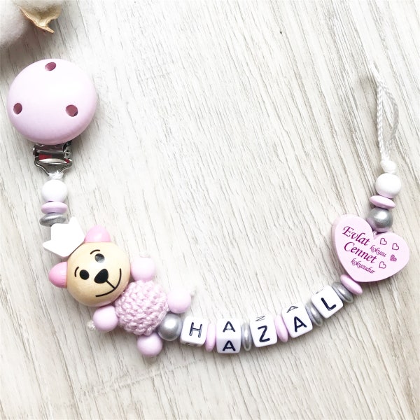 Pacifier chain with name