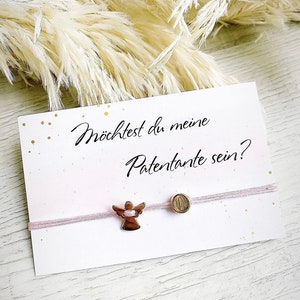 Presente Pulseira Anjo da Guarda Madrinha com Cartão | Batismo | nascimento | Madrinha | afilhado