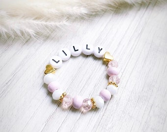 Kids Bracelet Name | birth | gift | Baptism |Birth Bracelet | personalized | girl |