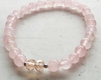 Rose quartz bracelet