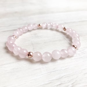 Rose Quartz Bracelet image 1