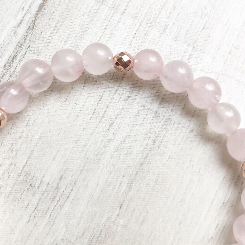 Rose Quartz Bracelet image 5