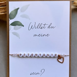 Preguntas sobre patentes | tía | Vas a ser tía | Pulsera con tarjeta | Personalizado |  | Familia | Regalo | Bautismo