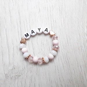 Baby kids bracelet Birth Gift Baptism Birth bracelet personalized Girl image 1