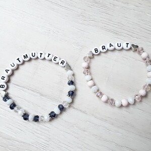 Braut & Brautmutter Armband Set Bild 1