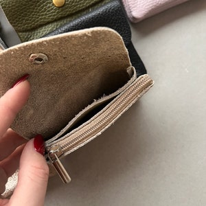 Wallet genuine leather Wallet with coin compartment image 9