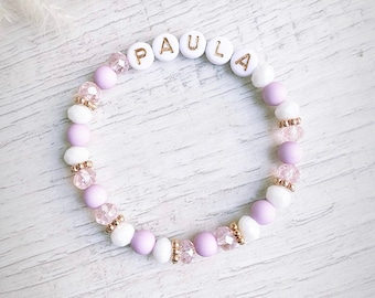 Kids Baby Bracelet Name | birth | gift | Baptism |Birth Bracelet | personalized | girl |