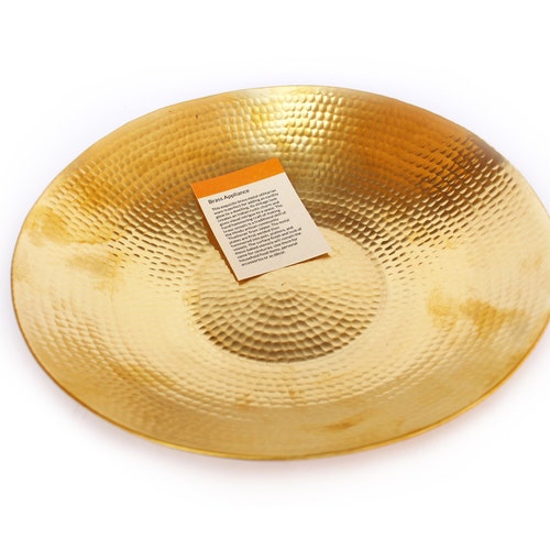 Highgrade Foodsafe Brass Serving Plate Etsy