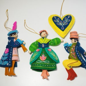 12 Days of Christmas felt ornaments, mmmcrafts image 6