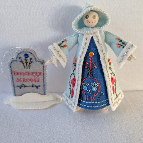 Ghost of Christmas Yet to Come, mmmcrafts, christmas ornament
