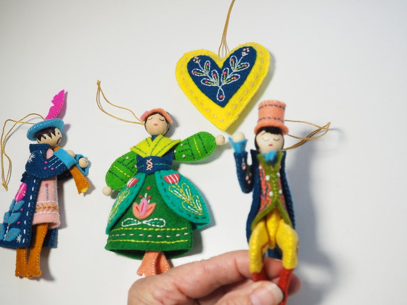 12 Days of Christmas felt ornaments, mmmcrafts image 10