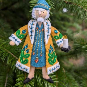 Mr. Scrooge Ornament, mmmcrafts, Ebenezer felt Christmas ornaments