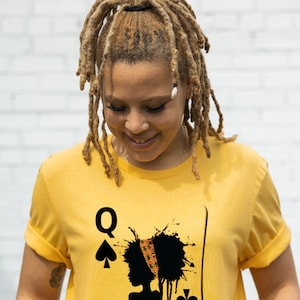 African Queen Graphic Tee: Black Girl Magic Shirt