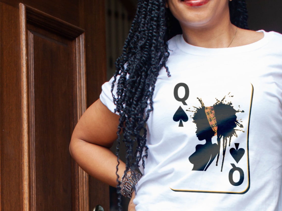 Graphic Tees Black Girl Shirt Black Queen Melanin Tshirt Etsy