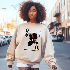 Black Owned Shops Clothing Black Girl Magic Sweatshirt Black Queen