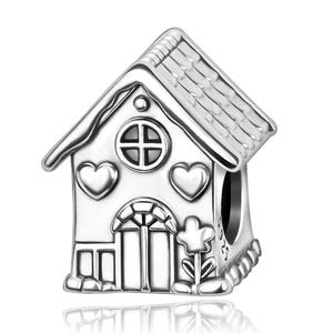 Sweet Home Charm For Warming Blessing Bracelet Charm European Style, House Bead Housewarming Gift
