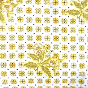 Vintage primroses primroses 70s bedding boho duvet cover pillow 2pcs standard size flowers floral yellow orange sweet hippie dreams