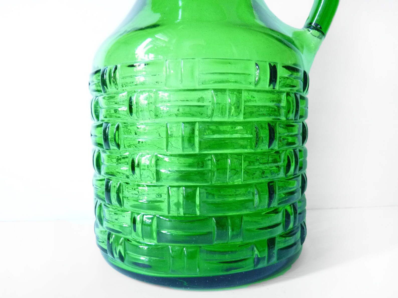 Vintage Juice Jug Set With Glass BRF Italy Vetreria Parmensi Etsy