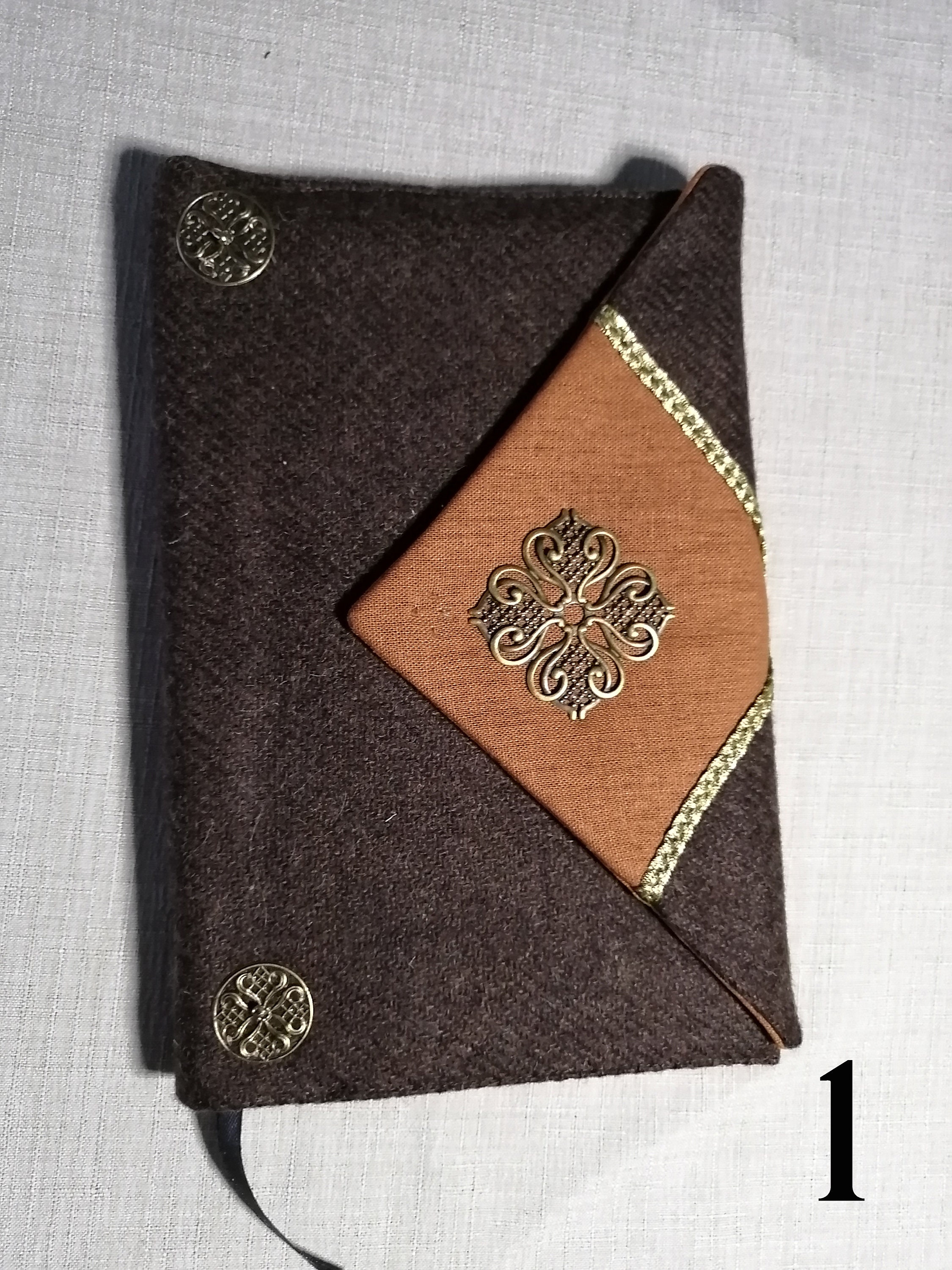 Couvre Livre Carnet de Note Décoré Grimoire Magique Personnalisé Papeterie Accessoire Gn