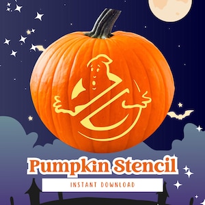 Pumpkin Carving Stencil: Printable Pumpkin Stencil, Jack O&#39; Lantern, Halloween, PDF Template, Instant Digital Download (#034)