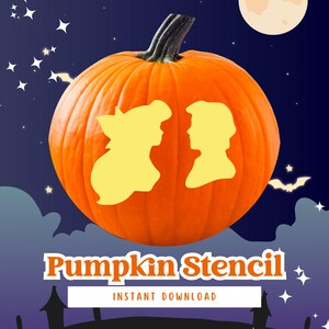 Pumpkin Carving Stencil: Printable Pumpkin Stencil, Jack O&#39; Lantern, Halloween, PDF Template, Instant Digital Download (#050)