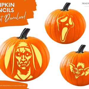 Horror Movie Bundle Printable Pumpkin Carving Stencils: PDF Template Digital Download - Etsy