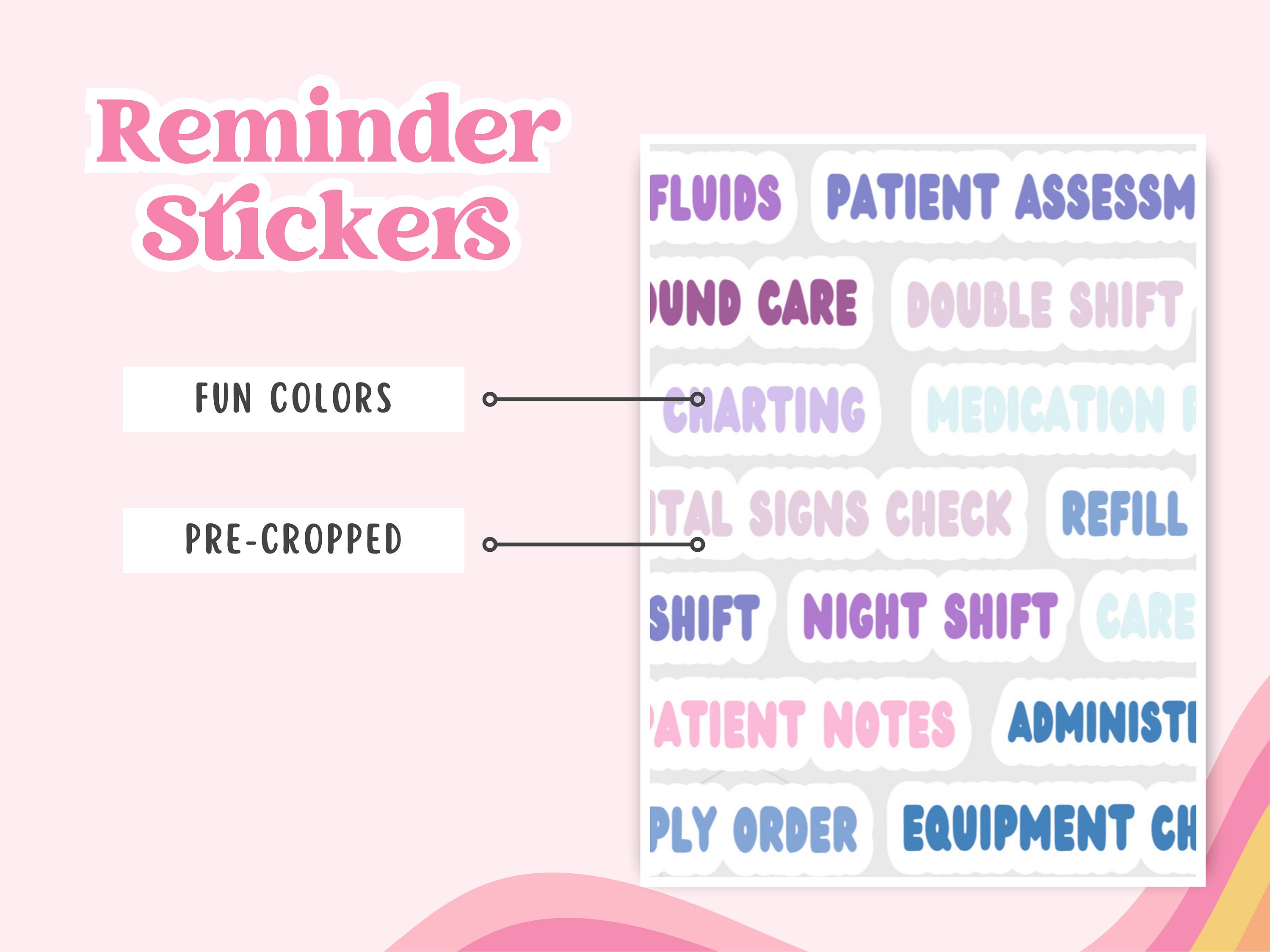 Medical Goodnotes Stickers: Hospital Nurse Planner Clipart (digital ...