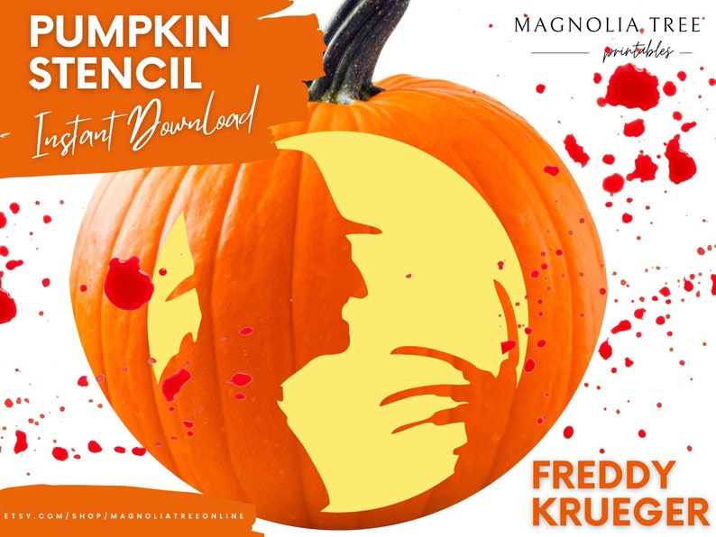 Freddy Krueger Printable Pumpkin Carving Stencil Easy to carve freddy-krueger-printable-pumpkin-carving-stencil-easy-to-carve