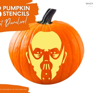 Unforgettable Horror Movie Printable Pumpkin Stencils: PDF Template ...