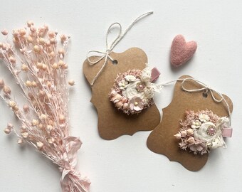 Fall in Love * 1 Zuckersüße * Boho Blümchen Haarspangen * Haarclip * Hochzeit & Taufe * Blumenmädchen * Rosa