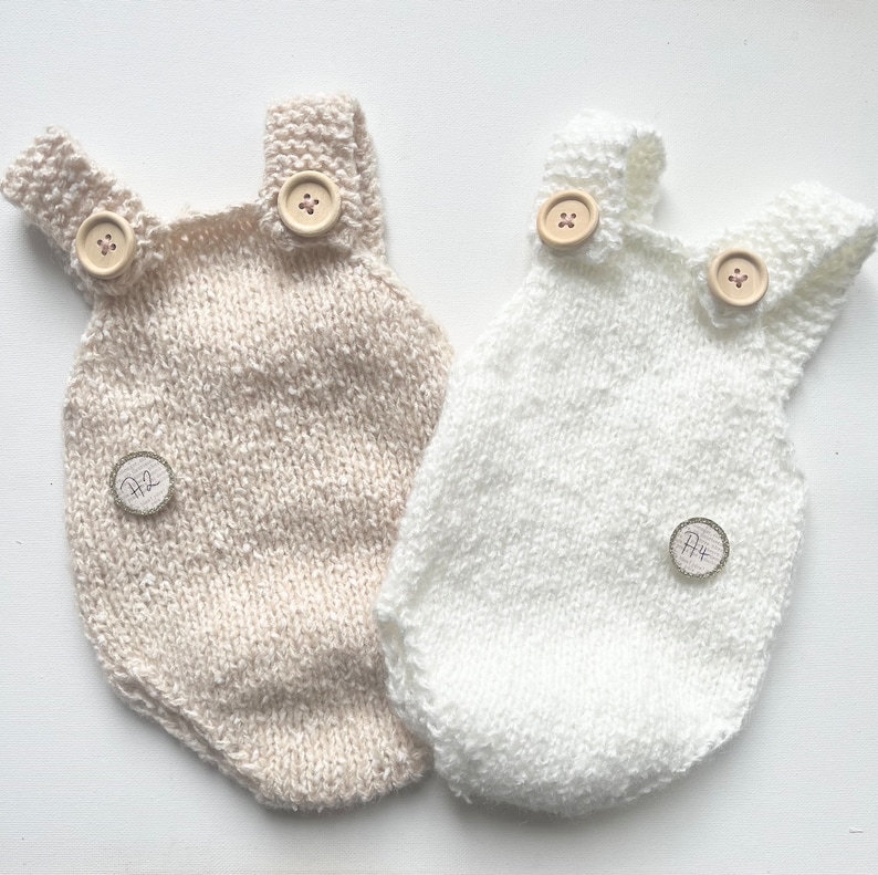 Newborn Props Set Neugeborenen Set Natürliche Farben Weiß & Creme Babyfotografie Baby Props Erstes Foto Bild 4